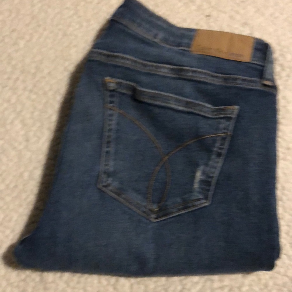 Calvin Klein ankle boyfriend jeans